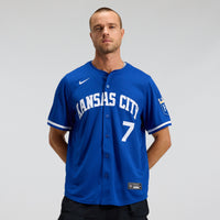 Kansas City Royals Bobby Witt Jr. Nike Royal Alternate 2 Limited Player Jersey