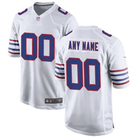 Buffalo Bills Nike White Alternate Custom Game Jersey