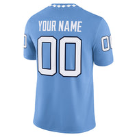 North Carolina Tar Heels Jordan Brand Custom Game Jersey - Carolina Blue