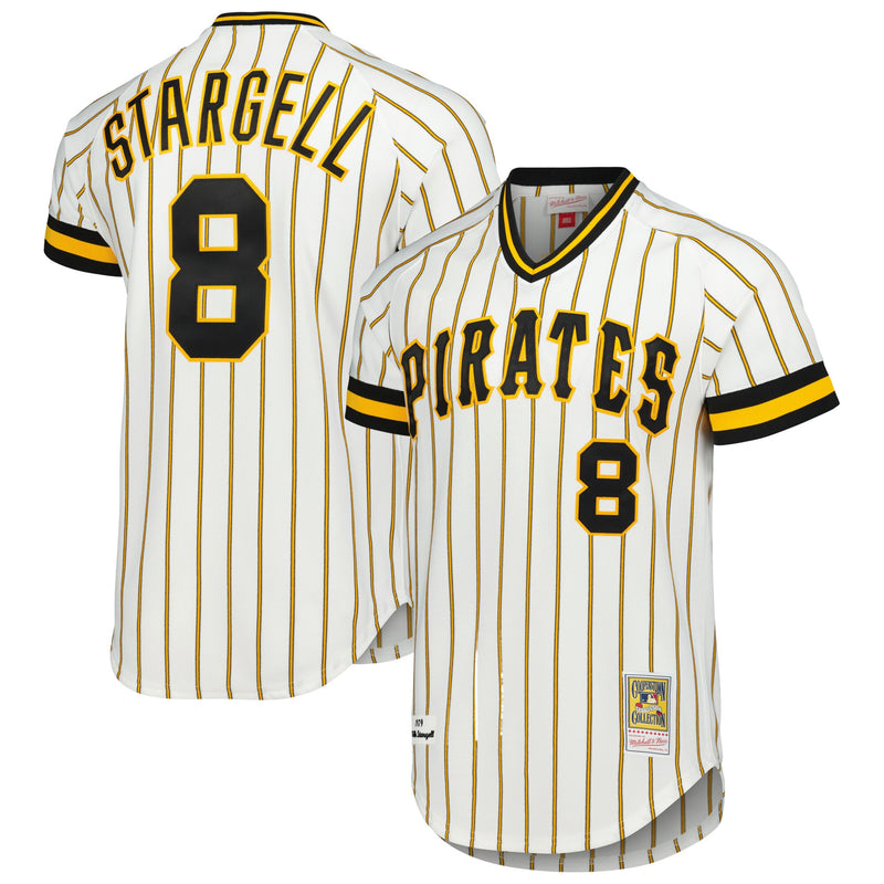 Pittsburgh Pirates Willie Stargell Mitchell & Ness White Cooperstown Collection 1979 Authentic Jersey