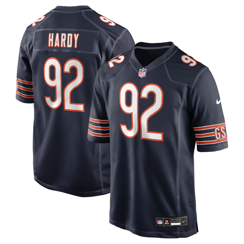 Chicago Bears Daniel Hardy Nike Navy Team Game Jersey