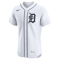 Detroit Tigers Nike White Home Elite Jersey