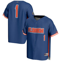GameDay Greats #1 Royal Florida Gators Lightweight Baseball Jersey