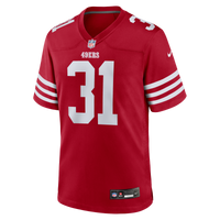 San Francisco 49ers Isaac Guerendo Nike Scarlet Game Jersey