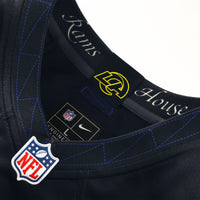Los Angeles Rams Puka Nacua Nike Midnight Blue 2025 Rivalries Collection Game Jersey