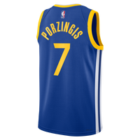 Golden State Warriors Nike Icon Edition Swingman Jersey - Royal - Kristaps Porziņģis