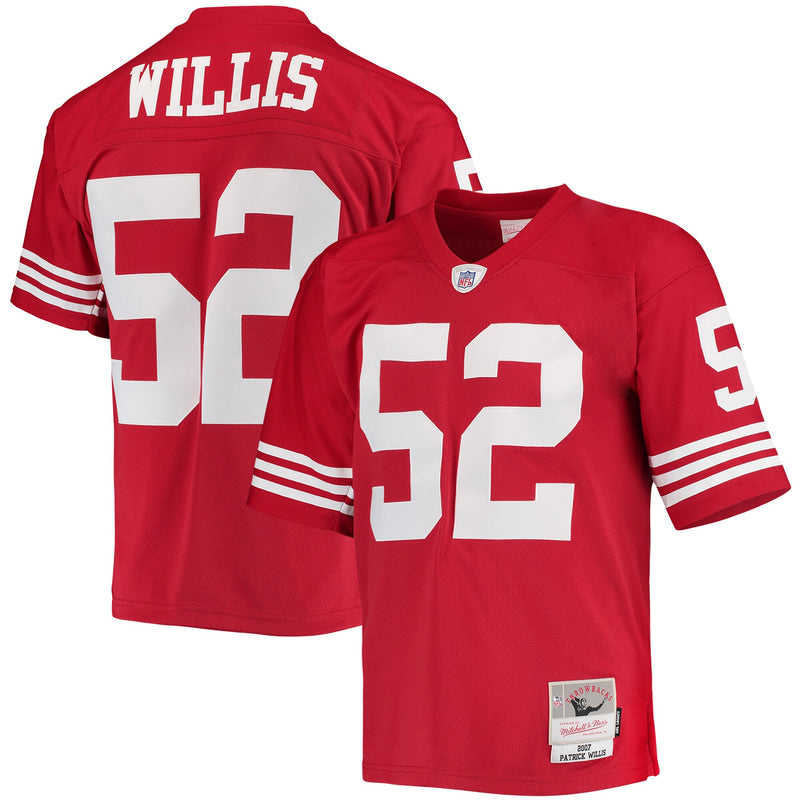 San Francisco 49ers Patrick Willis Mitchell & Ness Scarlet Legacy Replica Jersey