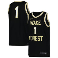 Nike Black Wake Forest Demon Deacons Replica Basketball Jersey