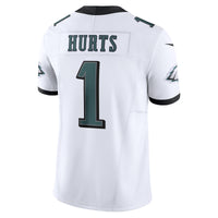 Philadelphia Eagles Jalen Hurts Nike White Vapor F.U.S.E. Limited Jersey