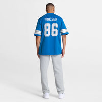 Detroit Lions Anthony Firkser Nike Blue Team Game Jersey