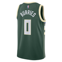 Milwaukee Bucks Nike Icon Swingman Jersey - Green - Brayden Burries