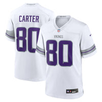 Minnesota Vikings Cris Carter Nike White Alternate Retired Player Game Jersey