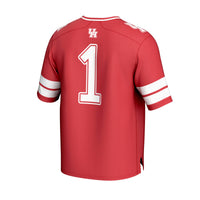 Houston Cougars GameDay Greats Lightweight Collegiate Football Fashion Jersey - Red