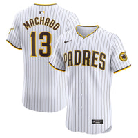 San Diego Padres Manny Machado Nike White Home Elite Jersey