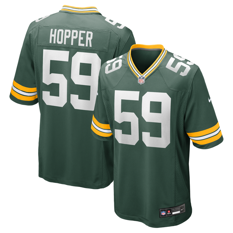 Green Bay Packers Ty'Ron Hopper Nike Green Game Jersey