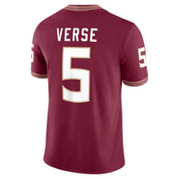 Jared Verse Florida State Seminoles Nike Player Game Jersey - Garnet