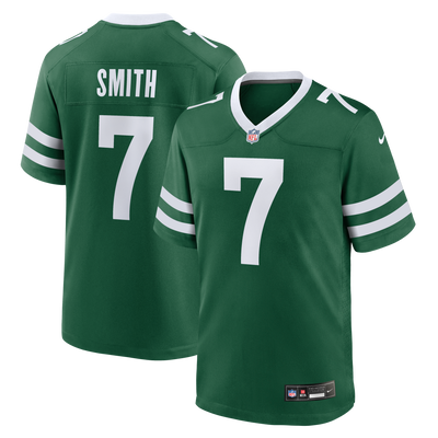 New York Jets Geno Smith Nike Legacy Green Game Jersey