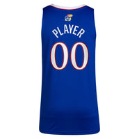 Kansas Jayhawks adidas Pick-A-Player NIL Basketball Jersey - Royal
