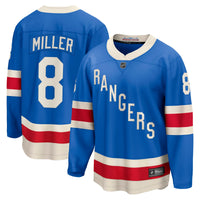 New York Rangers J.T. Miller Fanatics Blue Centennial Breakaway Jersey