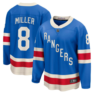 New York Rangers J.T. Miller Fanatics Blue Centennial Breakaway Jersey