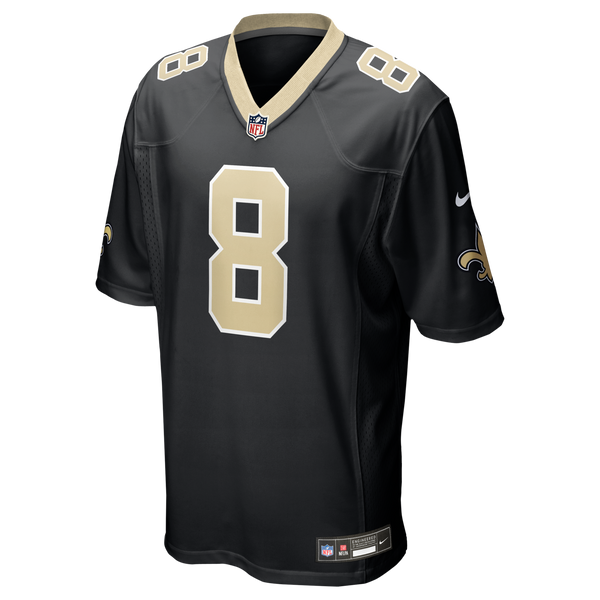 New Orleans Saints Archie Manning Nike Black Game Retired Player Jersey