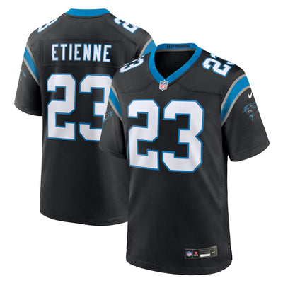 Carolina Panthers Trevor Etienne Nike Black Team Game Jersey