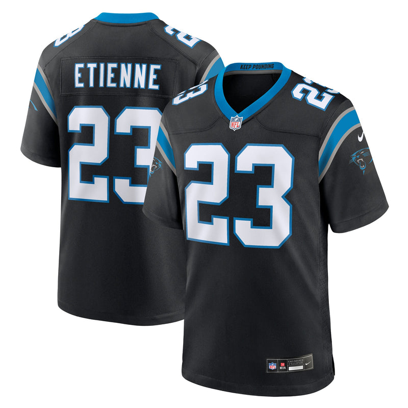 Carolina Panthers Trevor Etienne Nike Black Team Game Jersey