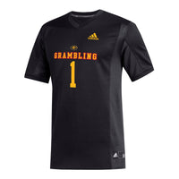 #1 Grambling Tigers adidas Replica Football Jersey - Black