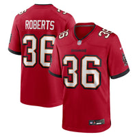 Tampa Bay Buccaneers JJ Roberts Nike Red Team Game Jersey