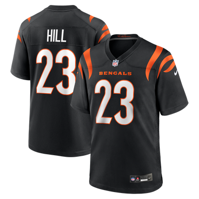 Cincinnati Bengals Daxton Hill Nike Black Player Game Jersey