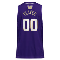 Washington Huskies adidas Pick-A-Player NIL Basketball Jersey - Purple