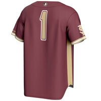 #1 Florida State Seminoles GameDay Greats Lightweight Baseball Jersey - Garnet