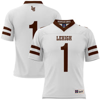 #1 Lehigh Mountain Hawks GameDay Greats Football Jersey - White