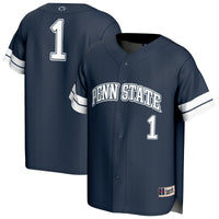 #1 Penn State Nittany Lions GameDay Greats Lightweight Collegiate Baseball Fashion Jersey - Navy