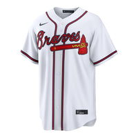 Atlanta Braves Spencer Schwellenbach Nike White Home Replica Jersey
