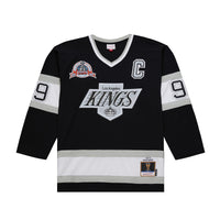 Los Angeles Kings Wayne Gretzky Mitchell & Ness Black Big & Tall 1992/93 Blue Line 2.0 Jersey