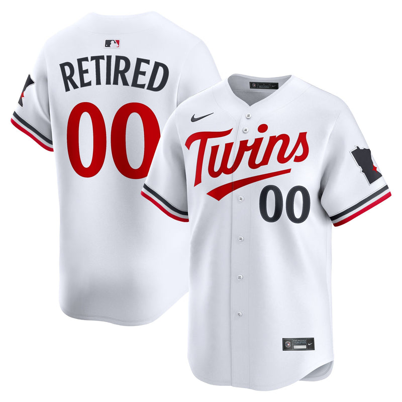Minnesota Twins Nike White Home Limited Pick-A-Player Retired Roster Jersey