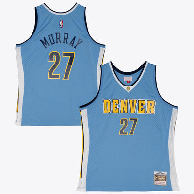 Denver Nuggets Mitchell & Ness Jamal Murray 2016 Road Jersey - Columbia Blue