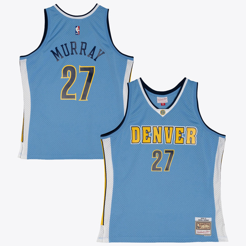 Denver Nuggets Mitchell & Ness Jamal Murray 2016 Road Jersey - Columbia Blue