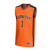 #1 Oklahoma State Cowboys GameDay Greats Lightweight Collegiate Basketball Fashion Jersey - Orange