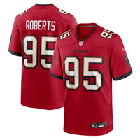 Tampa Bay Buccaneers Elijah Roberts Nike Red Team Game Jersey