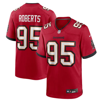 Tampa Bay Buccaneers Elijah Roberts Nike Red Team Game Jersey