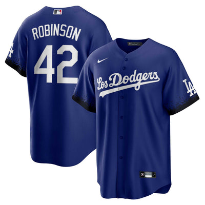 Los Angeles Dodgers Jackie Robinson Nike Royal City Connect Replica Player Jersey