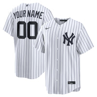 New York Yankees Nike White Home Replica Custom Jersey