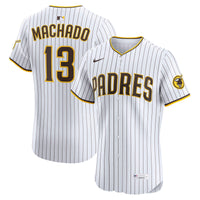 San Diego Padres Manny Machado Nike White Home Elite Player Jersey