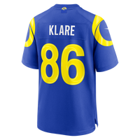 Los Angeles Rams Max Klare Nike Royal Team Game Jersey