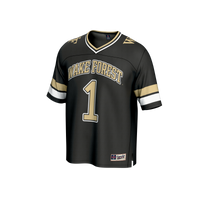 #1 Wake Forest Demon Deacons GameDay Greats Collegiate Football Fashion Jersey - Black