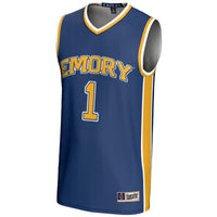 #1 Emory Eagles GameDay Greats Lightweight Basketball Jersey - Blue