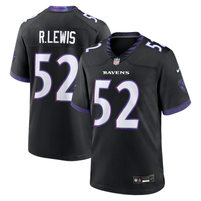 Baltimore Ravens Ray Lewis Nike Black Alternate Retired Player Game Jersey