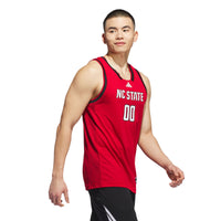 #00 NC State Wolfpack adidas Replica Swingman Jersey - Red